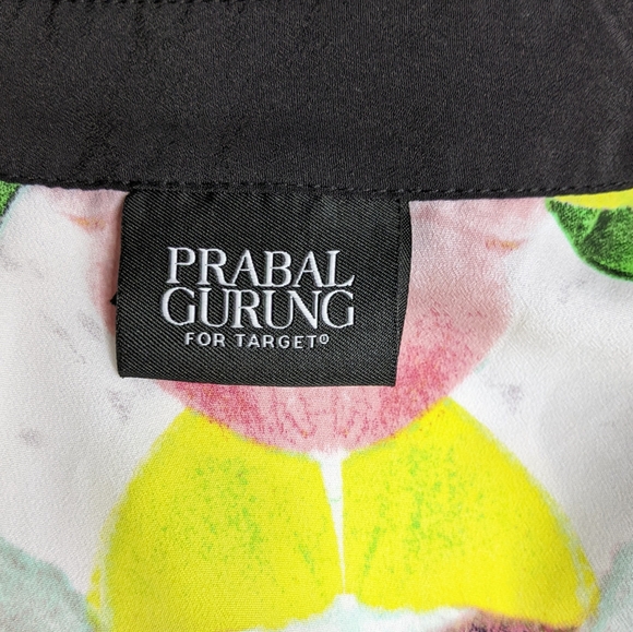 PRABAL GURUNG for Target Tropical Print Sleeveless Blouse Sz M - Picture 14 of 15